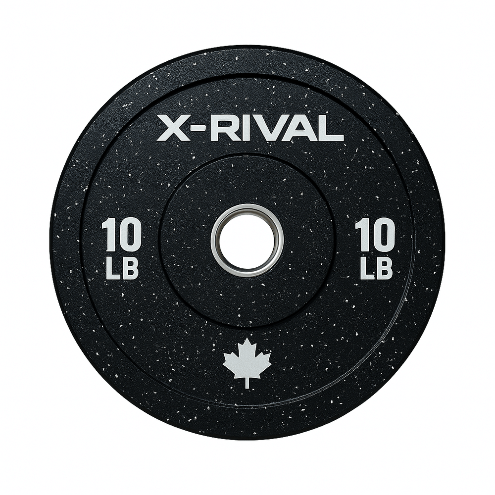 X-RIVAL 10 LB Crumb Bumper Plate - Fitness Equipment Vancouver