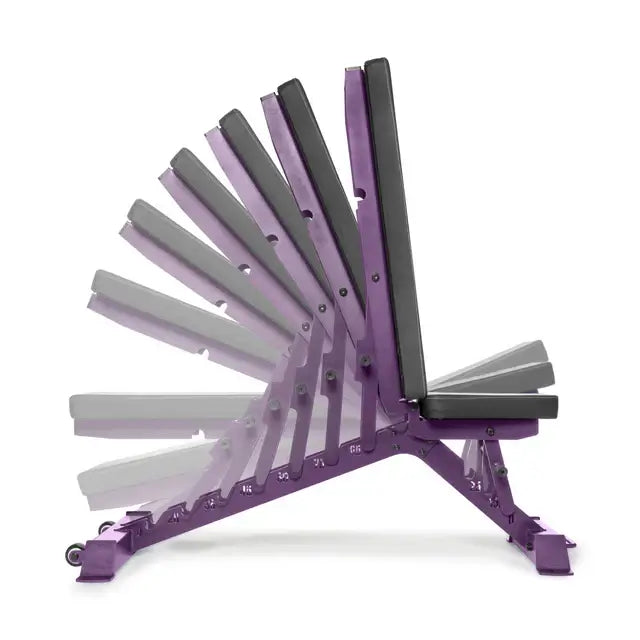 BUZZ-SAW Heavy-Duty Adjustable Bench with 8 angles, ideal for home and commercial gyms in Vancouver