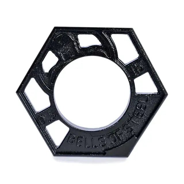 Hexagonal 0.5 lb fractional iron plate for micro-loading in Vancouver fitness routines.