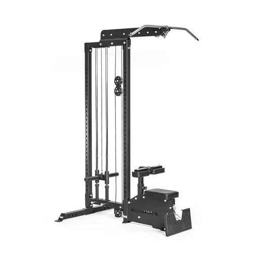Multi-purpose lat pulldown and low row machine for home gyms in Vancouver, ideal for fitness and exercise equipment enthusiasts.