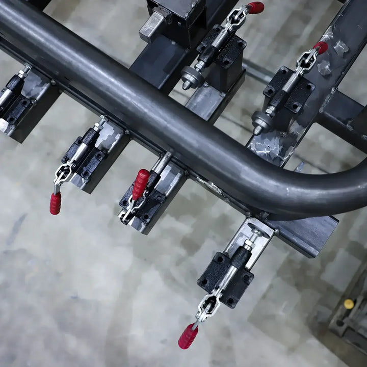 Close-up view of ALTAS AL-179B multi-functional trainer components, ideal fitness equipment for home gyms in Vancouver.