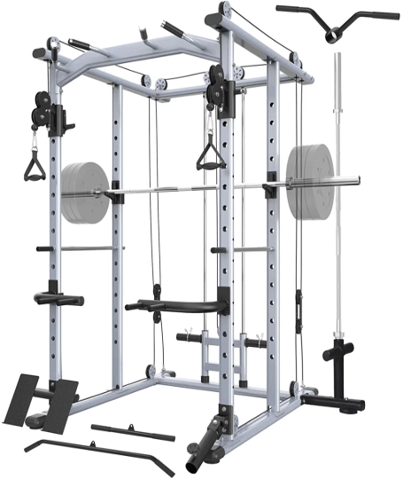 X-RIVAL XR08 Functional Trainer - Premium gym equipment in Vancouver for dynamic and versatile home workouts with Olympic weight plates.