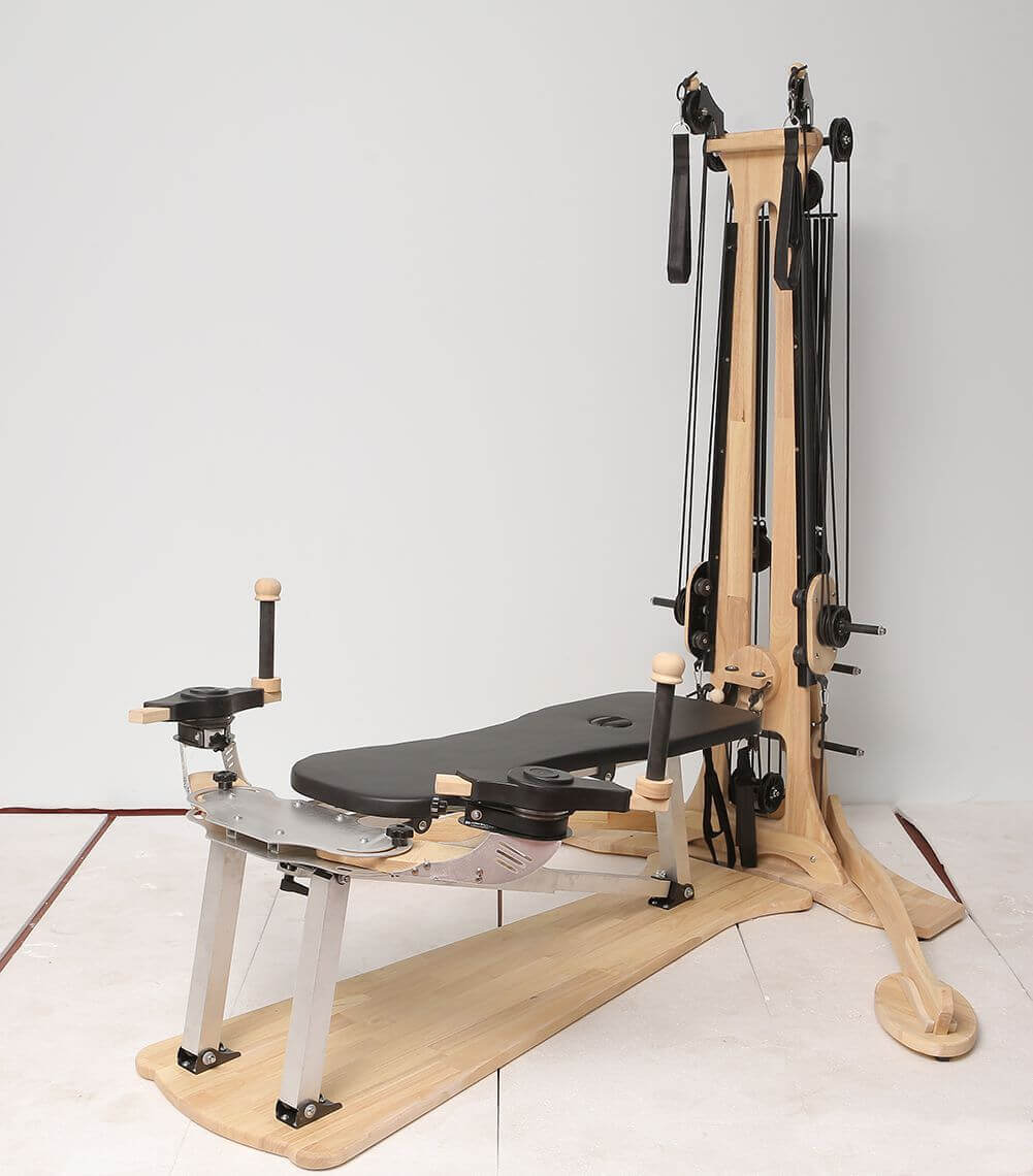 Gyrotonic Pilates Pulley Tower, premium fitness equipment Vancouver, customize for home gyms, available at fitness stores in BC.
