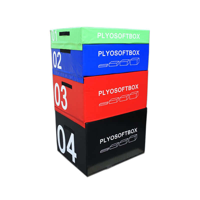 X-Rival Fitness stackable soft PLYO boxes for versatile workouts, ideal for home gyms and fitness equipment in Vancouver.