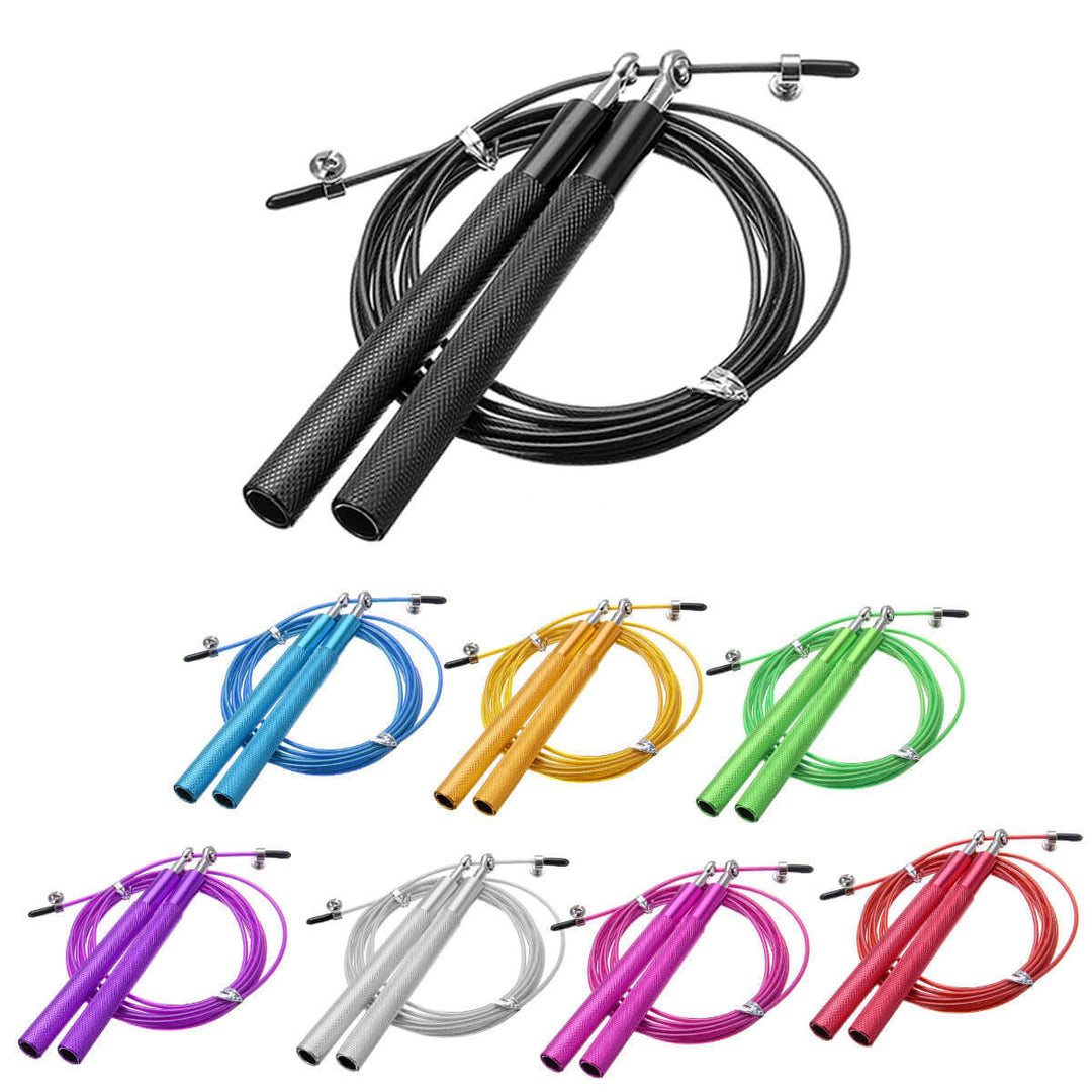 X-RIVAL Aluminum Cable Speed Jump Rope in random colors, ideal for fitness enthusiasts and home gyms in Vancouver.