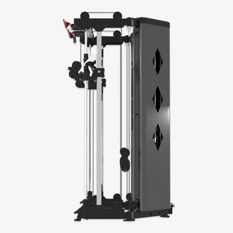 Altas Folding Home Gym Smith Machine With Pulley System Gym Squat Rack AL-3101