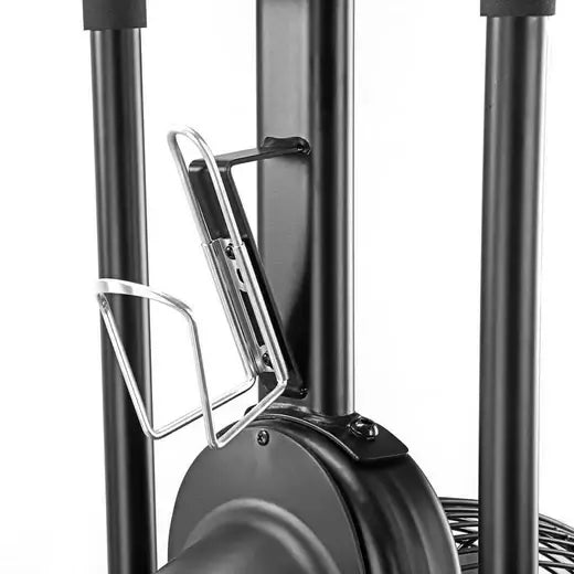 Close-up view of Blitz Air Bike's durable frame, designed for joint-friendly cardio, ideal for home gyms, available in Vancouver.