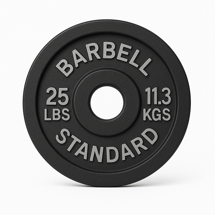 25 lb XRIVAL Standard Metal Weight Plate for home gym fitness equipment in Vancouver.