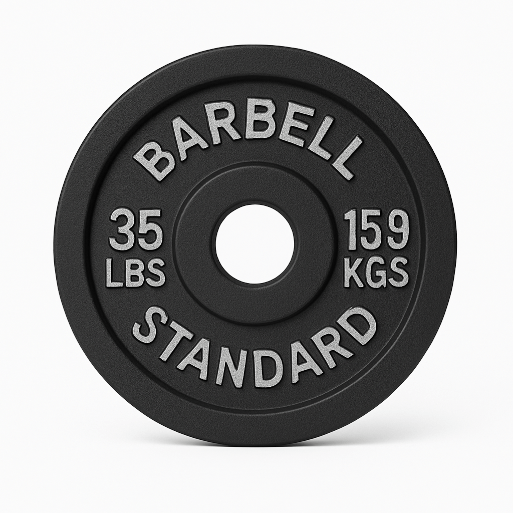 35 lbs XRIVAL Standard Metal Weight Plate for home gyms in Vancouver - Durable fitness equipment