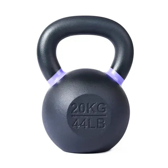 20KG powder coated kettlebell, fitness equipment Vancouver, premium gym gear