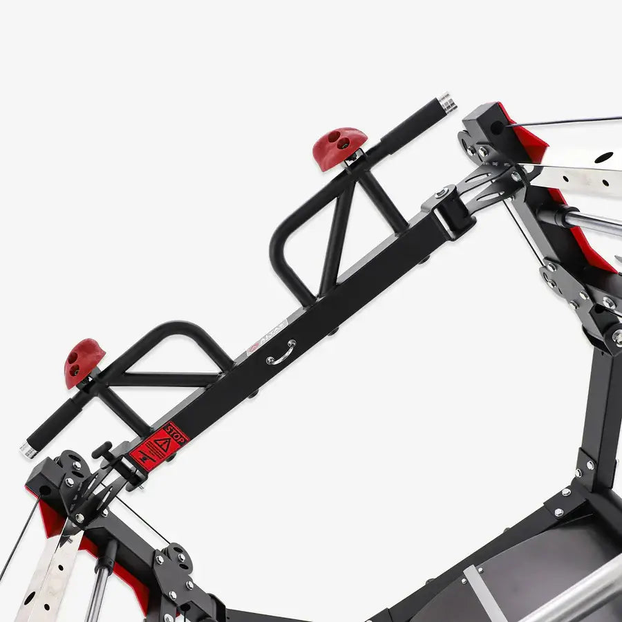 ALTAS AL-3107 fitness equipment, alloy steel gym tool in red, ideal for home gym setups in Vancouver. Exercise and fitness solutions.