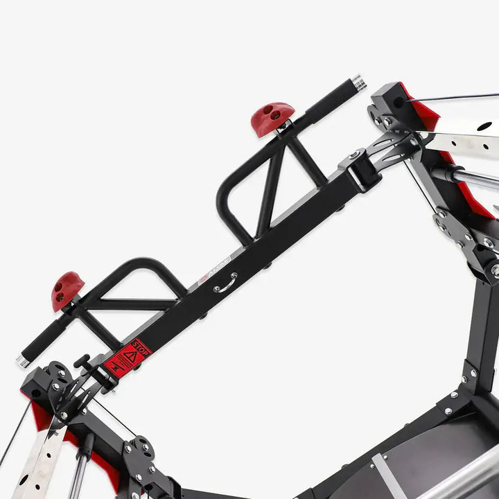 ALTAS AL-3107 fitness equipment, alloy steel gym tool in red, ideal for home gym setups in Vancouver. Exercise and fitness solutions.