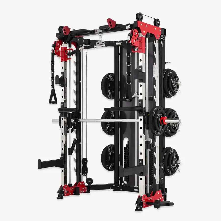 ALTAS AL-3107 red alloy steel gym equipment for exercise, fitness, and strength training in Vancouver home gyms
