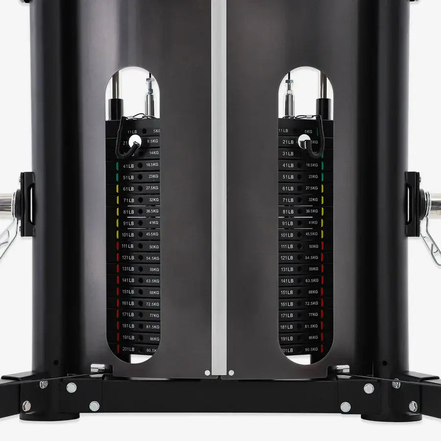ALTAS AL-3107 fitness equipment with weight stack, perfect for home gyms in Vancouver. Alloy steel construction, unisex adult use.