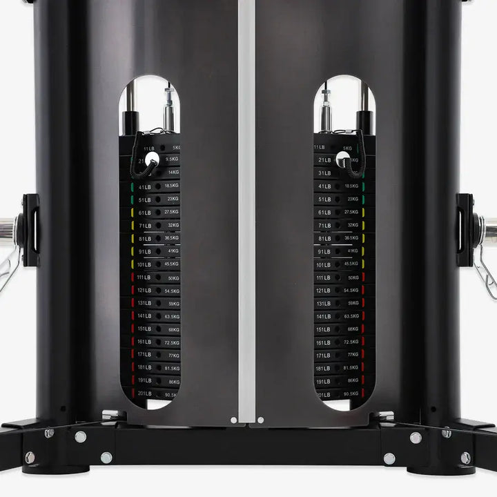 ALTAS AL-3107 fitness equipment with weight stack, perfect for home gyms in Vancouver. Alloy steel construction, unisex adult use.
