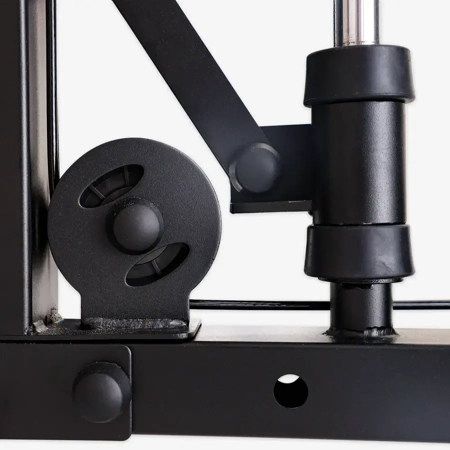 Close-up view of Altas Strength Smith Machine AL-3061B pulley component, perfect for home gyms in Vancouver.