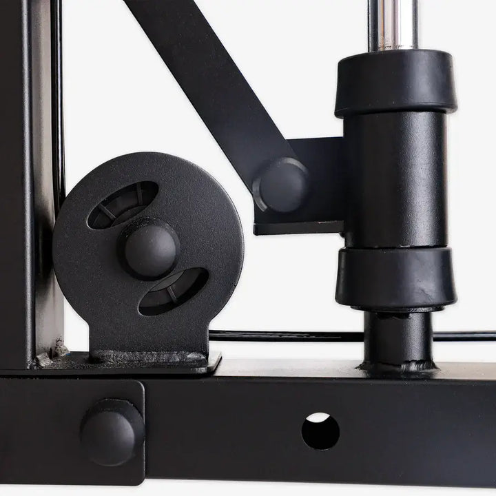 Close-up view of Altas Strength Smith Machine AL-3061B pulley component, perfect for home gyms in Vancouver.