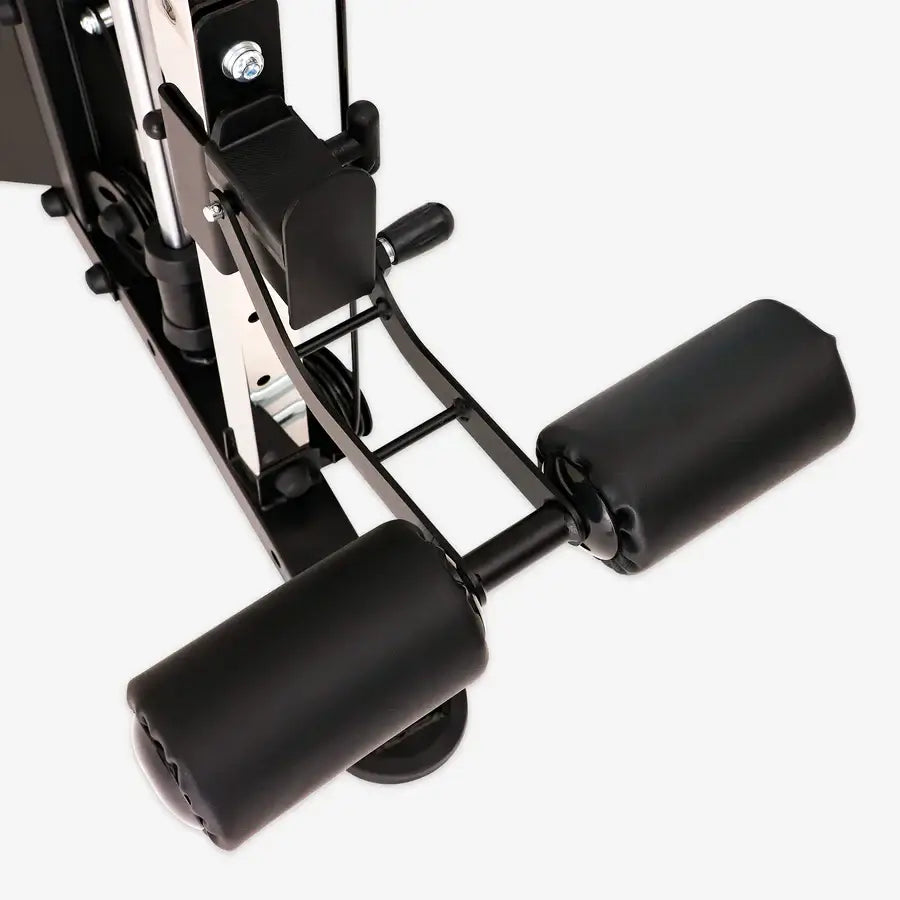 Close-up of Altas Strength Smith Machine AL-3061B components, ideal exercise equipment for home gyms in Vancouver. Fitness supply store option.