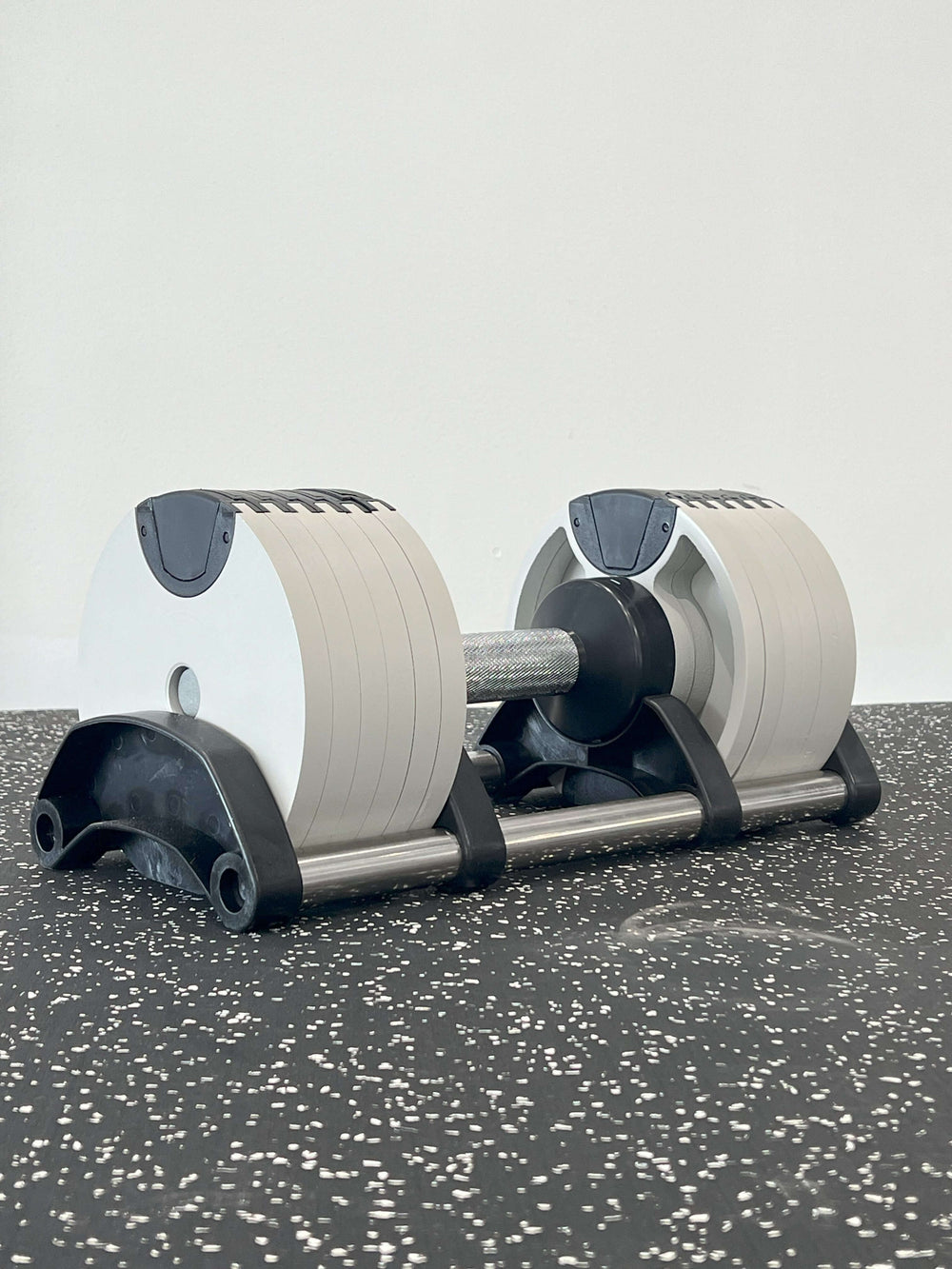 Nuo Style Adjustable Dumbbells 50LB for home gyms, compact gym equipment ideal for small spaces in Vancouver, BC.