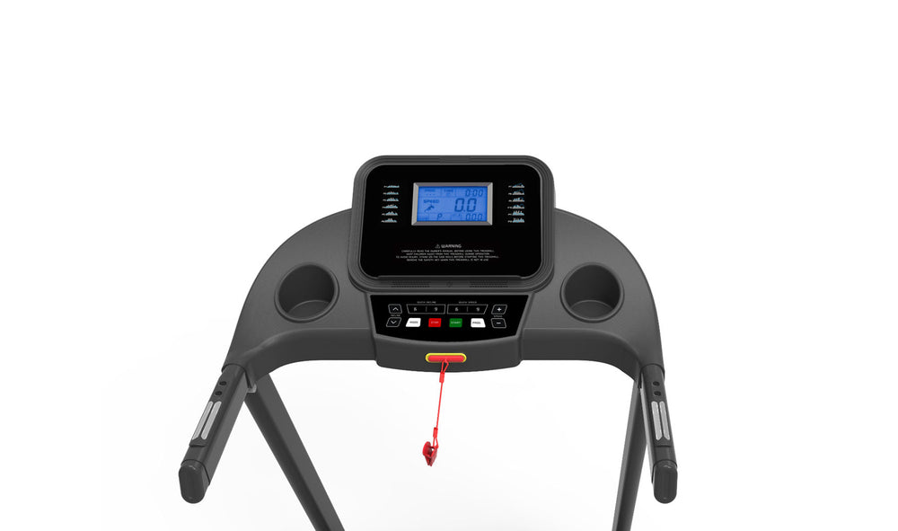 Interactive display of X-RIVAL K7422 treadmill, designed for home gym and commercial fitness in Vancouver.