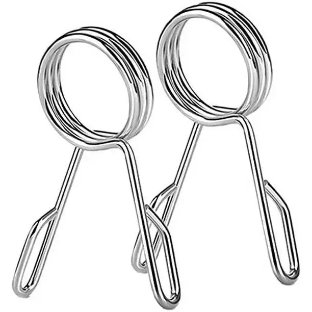 Pair of X-RIVAL Olympic Barbell Clips for secure lifting, fitness equipment Vancouver