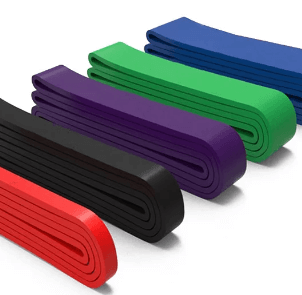 X-RIVAL Long Resistance Bands Set-5PCS for fitness and gym equipment in Vancouver, perfect for home and commercial use.