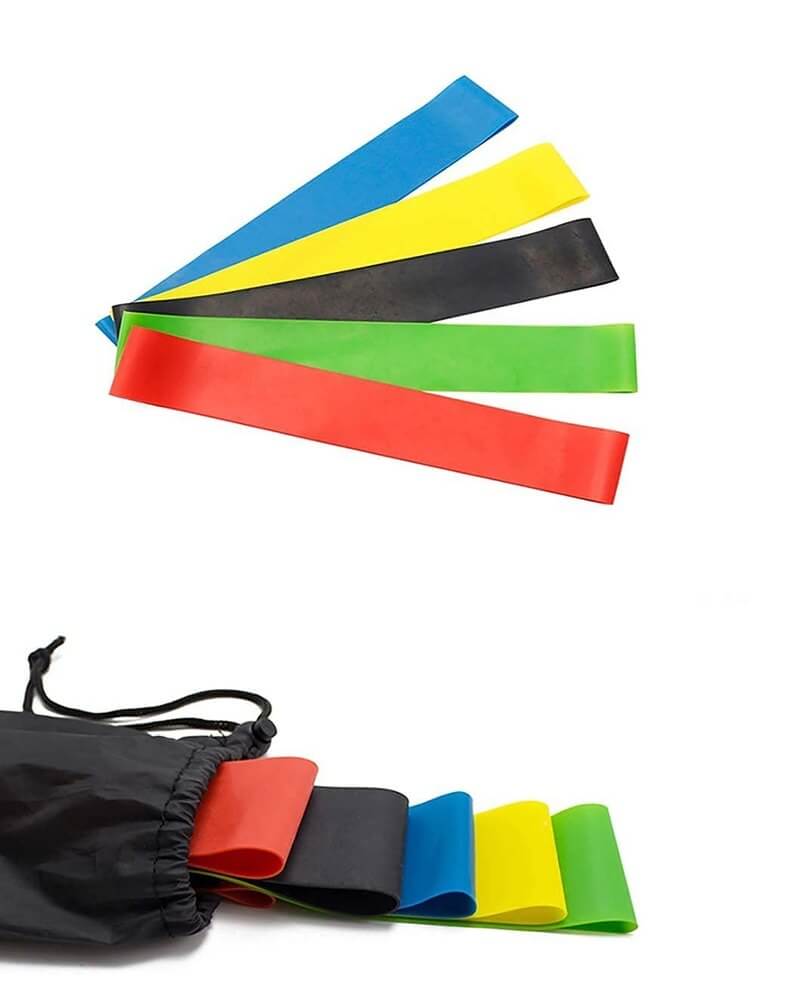 X-RIVAL Resistance Bands Set-5PCS for fitness, home gym solutions in Vancouver; versatile workout equipment ideal for small spaces.